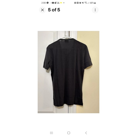 NWT‎ Fiorucci Italy Designer Logo T-Shirt Black/Blue S New with Tags Women's - Picture 3 of 3